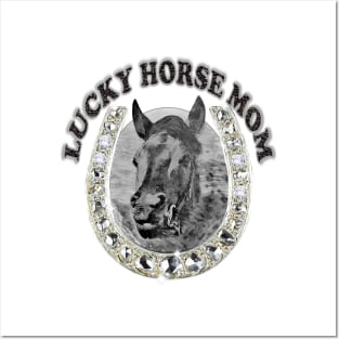 Lucky Horse Mom Posters and Art